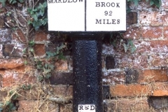 1 Milepost 0/92 at Shardlow