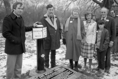 10 Unveiling new Milepost -1.5/93.5 at Derwent Mouth 20-1-1985