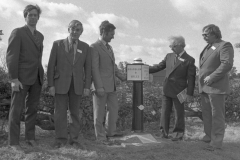6 Unveiling First New Milepost 9/83 at Stenson 20-9-1979