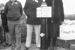 8 Unveiling Milepost 10/82 (Greyhound Boat Club)